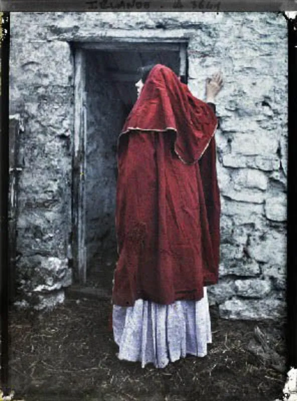 A Woman in Claddagh costume